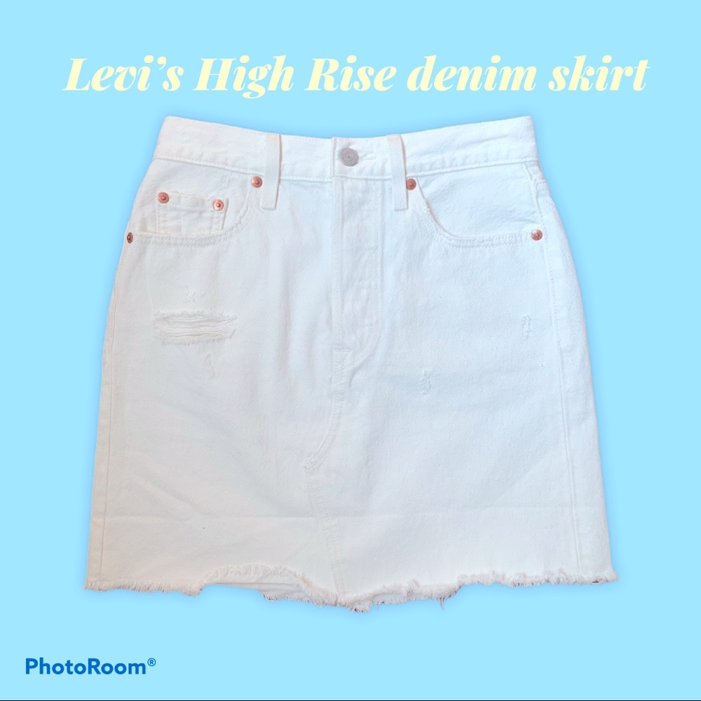 Levi’s High-rise Deconstructed Skirt